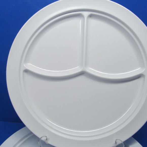 Proton Melamine Divided Plates 10  Bundle of 4 - Picture 2 of 7